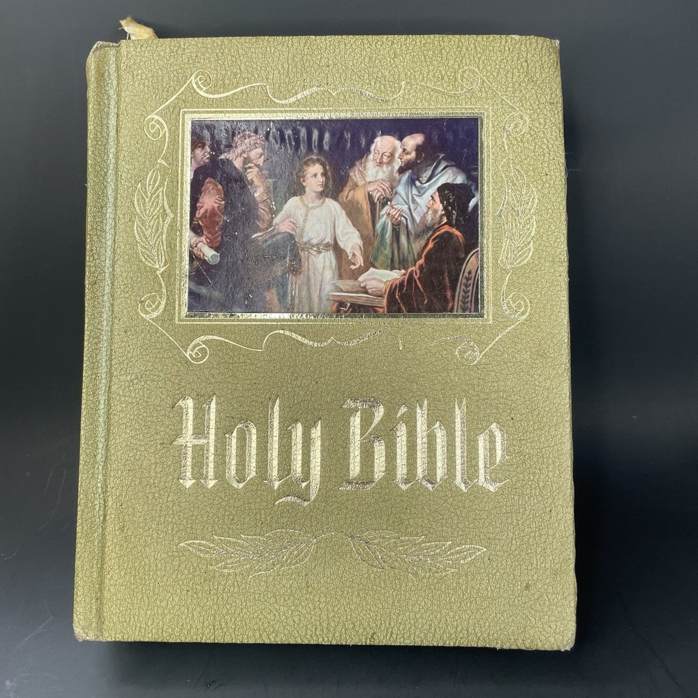 VTG Holy‎ Bible King  James Version Old & New Testament Red Letter Edition